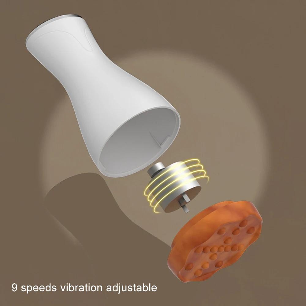 9-Speed Electric Hot Compress Massager For Whole Body Gua Sha - Red