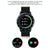 1.75 Inch Hd Round Screen Silicone Strap Smart Sports Watch - Black