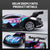 Remote Control Racing Car with Colourful Lights 4wd - Blue