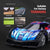 Remote Control Racing Car with Colourful Lights 4wd - Blue