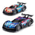 Remote Control Racing Car with Colourful Lights 4wd - Blue