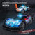 Remote Control Racing Car with Colourful Lights 4wd - Blue