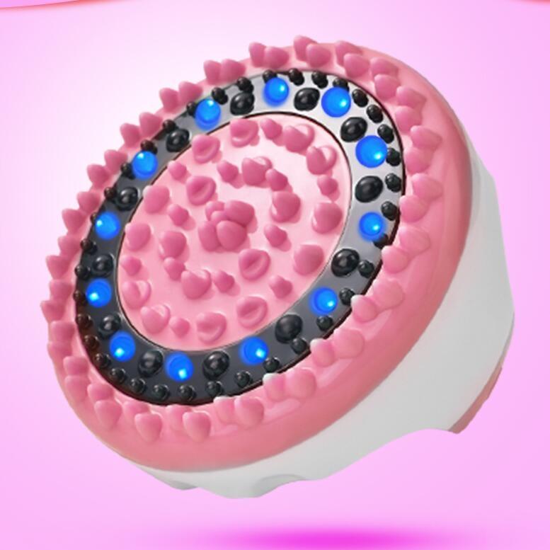 Vibrating Leg Massager For Smooth Shaving Chest & Body Dredge Tool - Pink