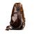 Retro Leather Chest Bag For Men - Coffee