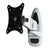 Universal Swivel Wall Mount for Computer Monitors - White