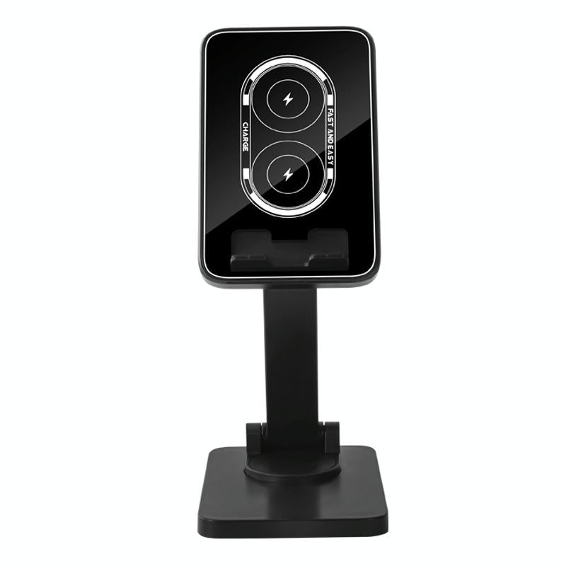 15W Wireless Charging Phone Holder Black