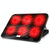 Silent Six-fan Cooling Holder for Notebook Computers - Lvory