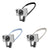 Versatile Magnetic Neck Holder for Phones and Action Cameras - Black