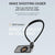Versatile Magnetic Neck Holder for Phones and Action Cameras - Black