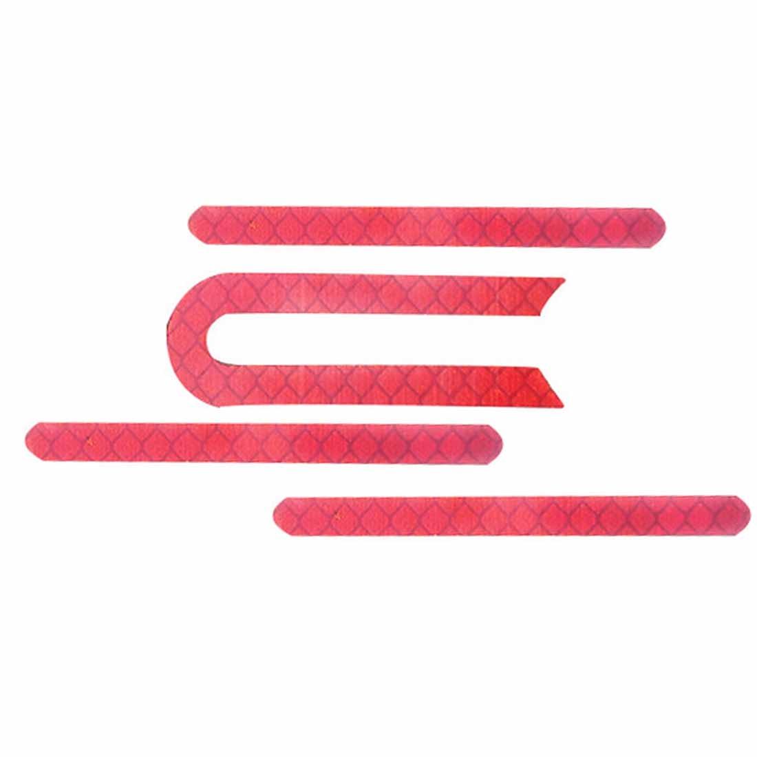 Reflective Strip for Xiaomi M365 Pro Scooter - U-shaped Front and Rear Red
