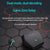 Wireless Bluetooth Gaming Headset with Noise Reduction - Black
