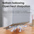 Versatile Laptop Docking Stand with Enhanced Cooling and Folding Design - Silver
