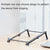 Portable Aluminum Notebook Stand - Compact Cooling Bracket - Grey