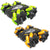 Double-sided Flip Drift Remote Control Toy Stunt Car for Children - Black Green