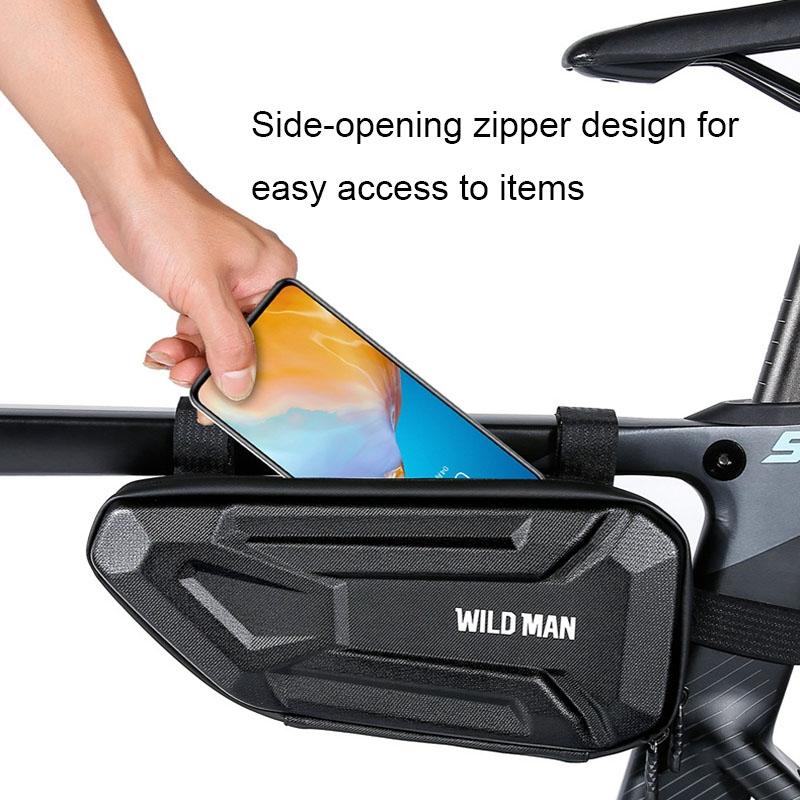 1.2L Eva Hard Shell Triangle Bike Bag - Sun Pattern