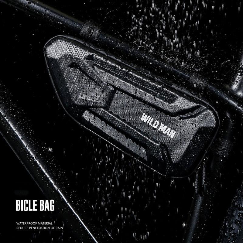 1.2L Eva Hard Shell Triangle Bike Bag - Sun Pattern