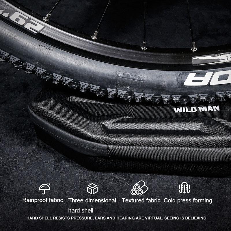 1.2L Eva Hard Shell Triangle Bike Bag - Sun Pattern