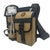 Waterproof Wear Resistant Cross Body Backpack For Outdoor Travel With Single Shoulder Design - Green