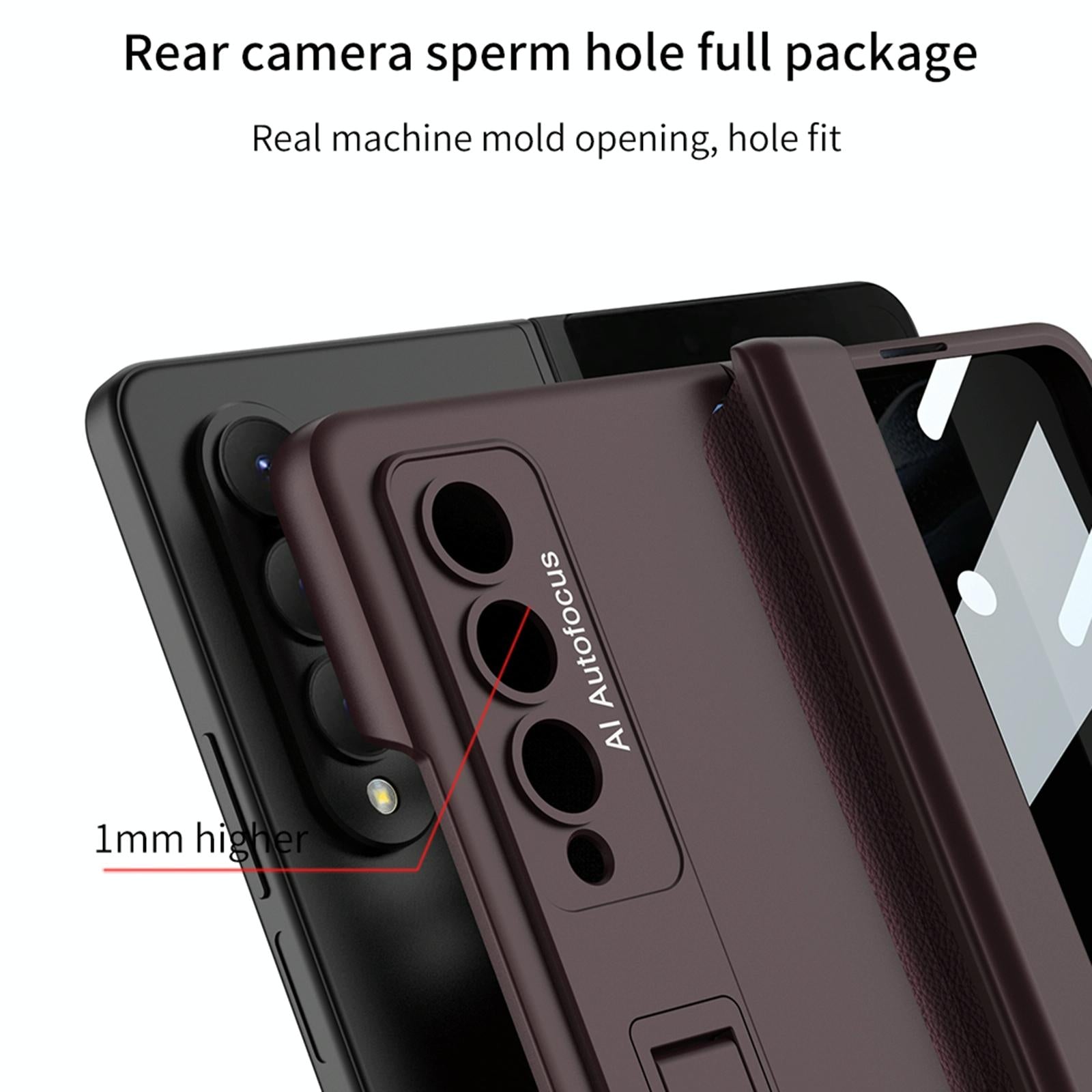 For Samsung Galaxy Z Fold4 5G Magnetic Fold Case - Full Coverage - Green