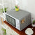 Universal Cotton Linen Microwave Dust Cover - Gray Arrow
