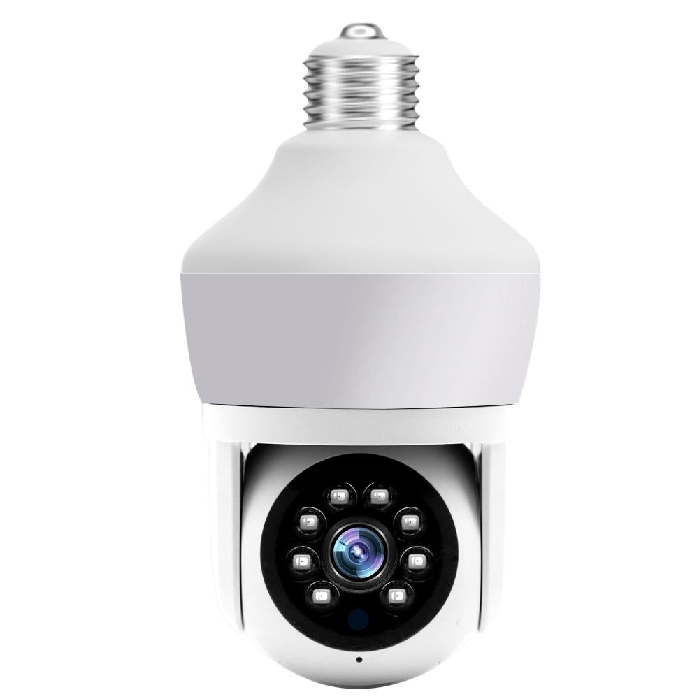 Smart Night Vision Camera With Motion Tracking And Voice Intercom - White