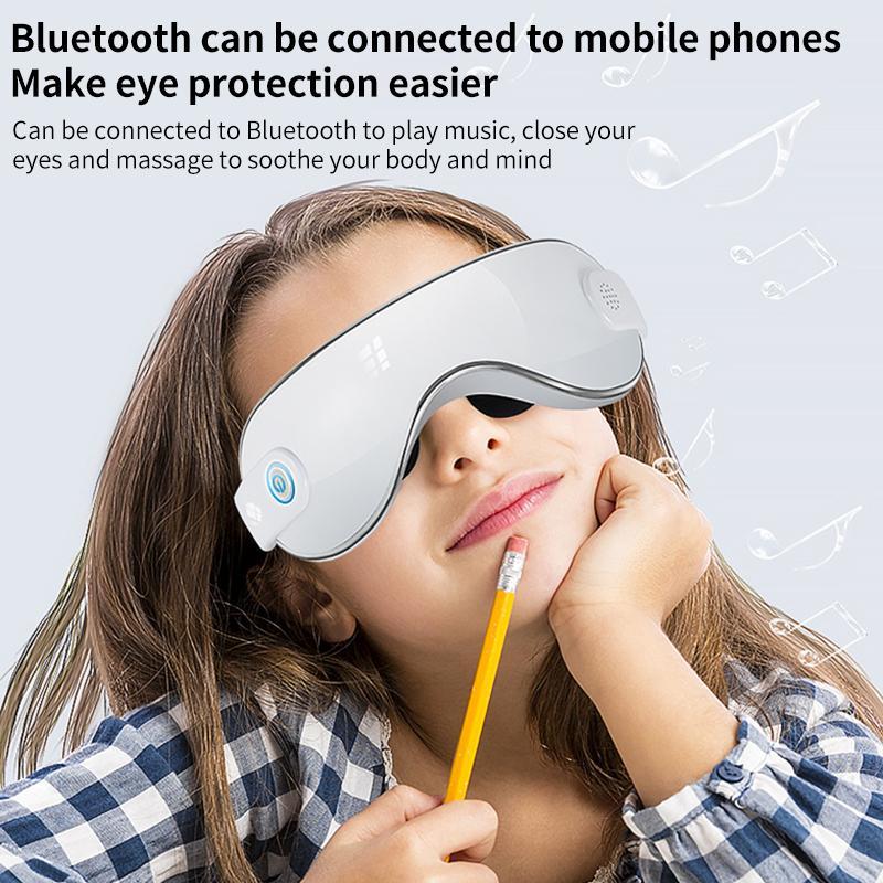 Hot Compress Ems Eye Massager Multifunctional Eye Protector White