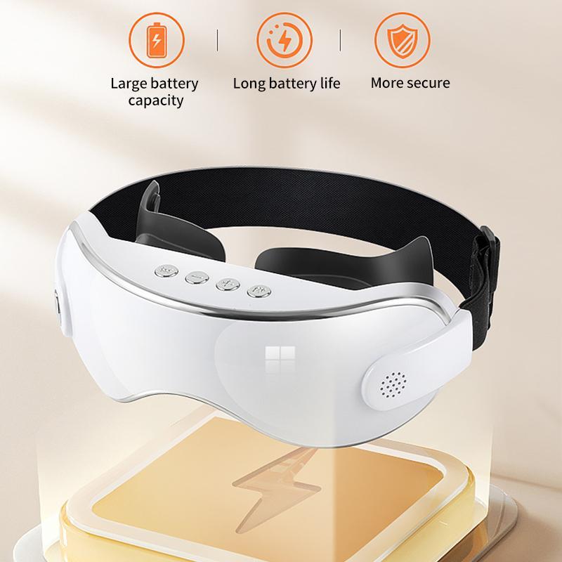 Hot Compress Ems Eye Massager Multifunctional Eye Protector White