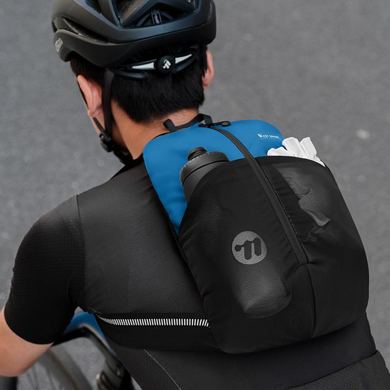 Lightweight Reflective Bike Backpack For Outdoor Riding - Black