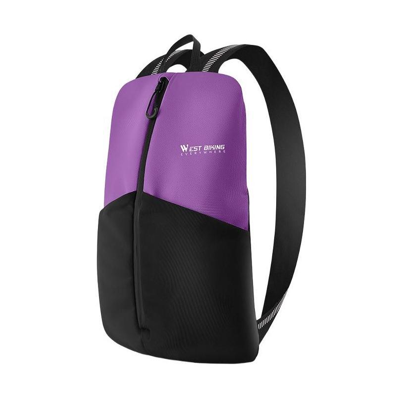 Lightweight Reflective Bike Backpack For Outdoor Riding - Black