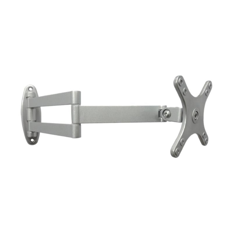 Universal Swivel Wall Mount for Computer Monitors - Black