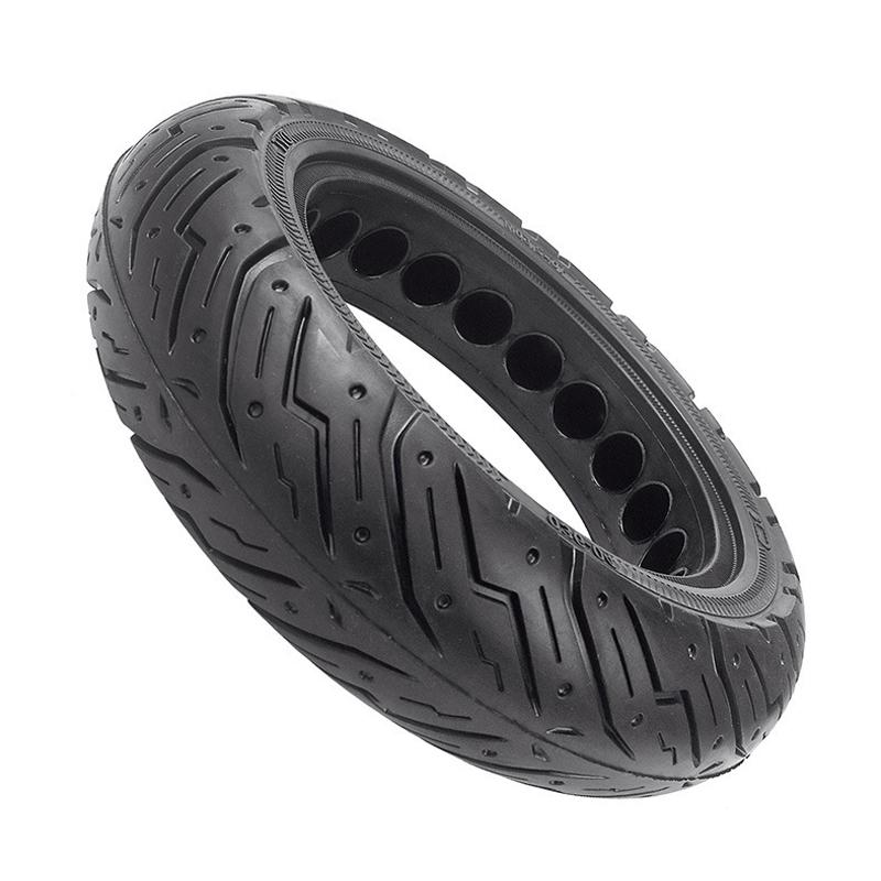Solid Honeycomb 10x2.5 Explosion-proof Tire for Ninebot Max G30 Scooter - Black