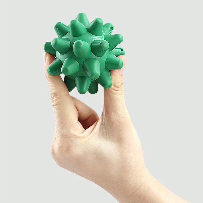 Handheld Hedgehog Massage Ball For Plantar Relaxation And Fitness - Blue