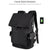 Universal Laptop Backpack With Usb Port - 13-15.6 Inch Capacity - Wine Red