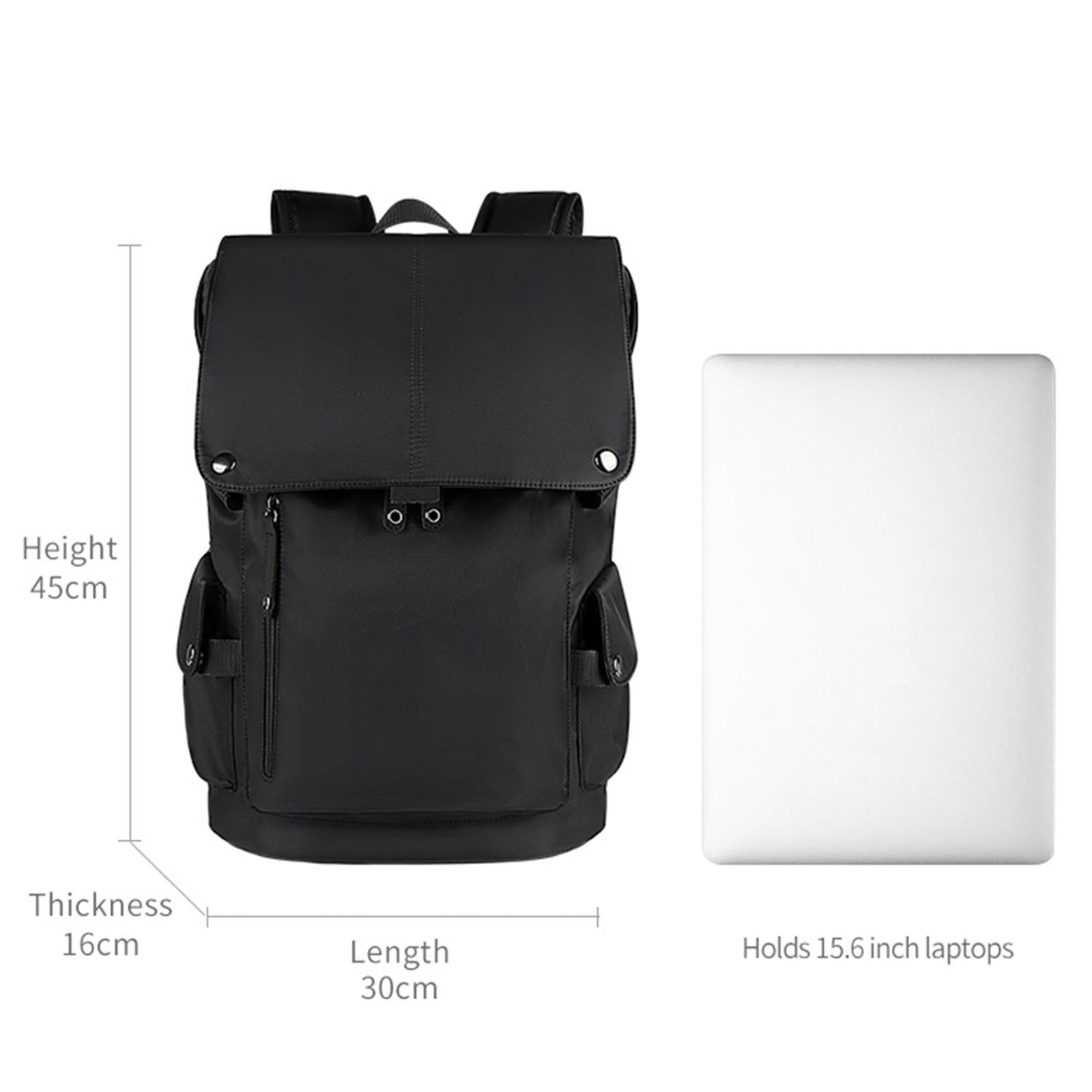Universal Laptop Backpack With Usb Port - 13-15.6 Inch Capacity - Wine Red