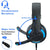 Adjustable Gaming Headset With Mic Black / Blue