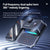 5 In 1 Magnetic Wireless Charger Stand With Clock & Speaker - Black