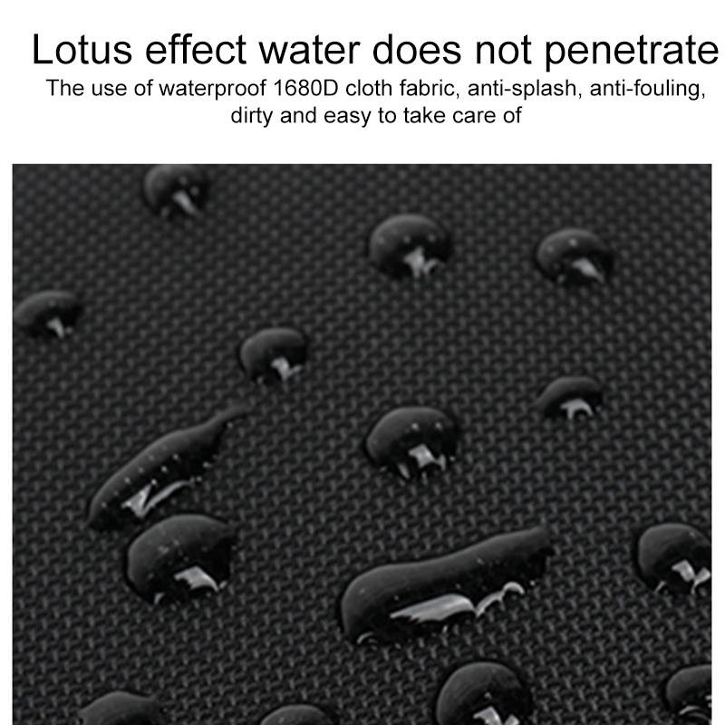 19 Inch Large Capacity Waterproof Backpack With Usb Black