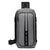 Waterproof Men Business Chest Bag With Usb Charging Port Anti Theft Shoulder Messenger Bag - Dark Blue