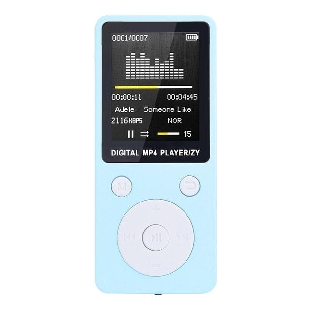 Portable Mp4 Music Player With Fm Radio & Recording Black - Black No Memory