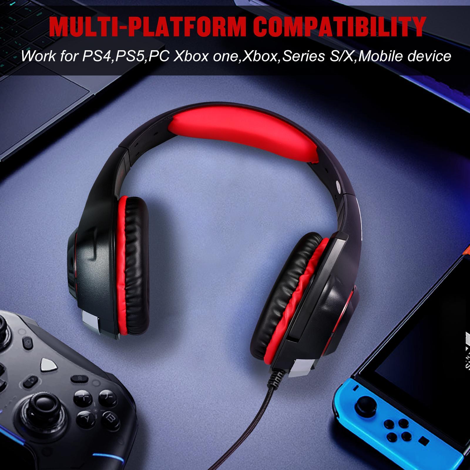 Omni Mic Gaming Headset 1.9M Length - Black Blue