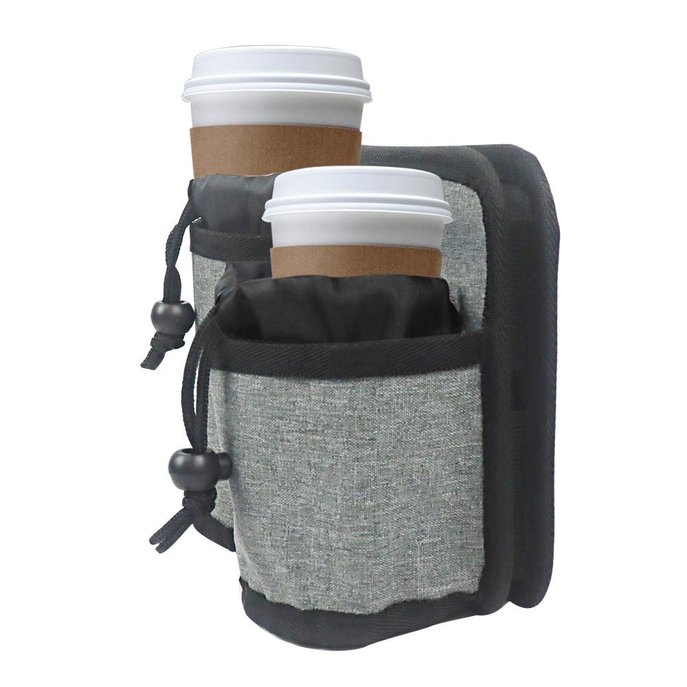 Travel Cup Holder for Luggage - Gray