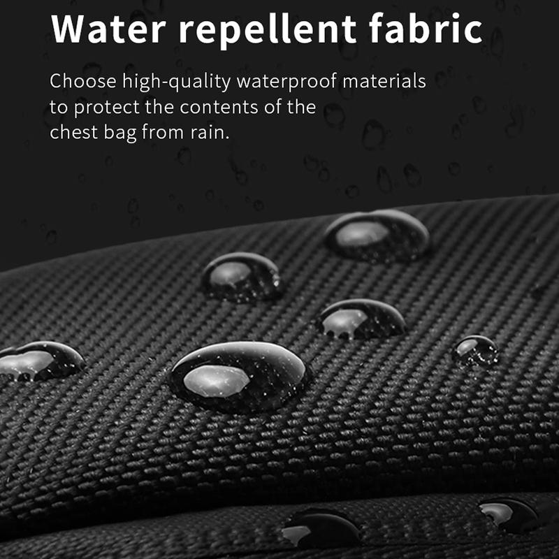 Waterproof Anti Theft Chest Bag With Usb Port Men Outdoor Messenger Bag Dark Blue