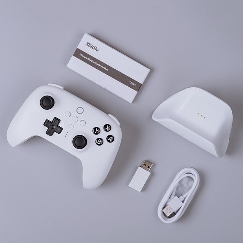 Wireless Gaming Controller for Switch / Pc - Tooth Design - White