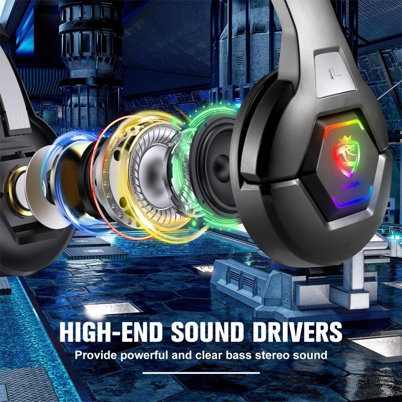 Omni-Directional Esports Headset 1.9M Length - Blac