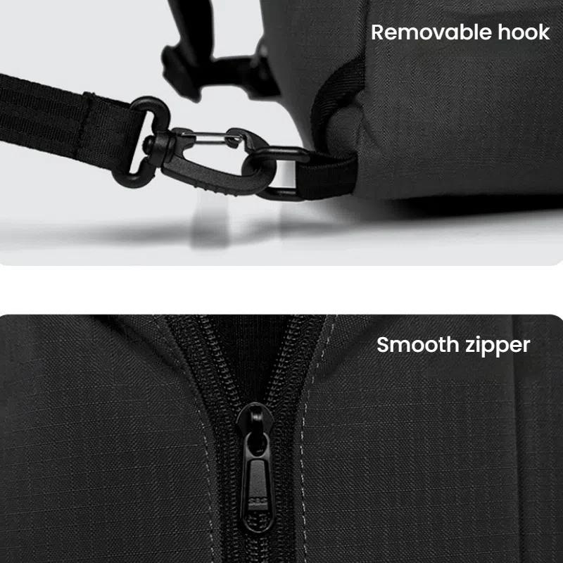 Large Capacity Men Backpack With Shoulder Strap Black