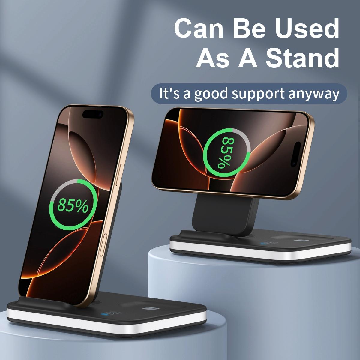 4 In 1 Magnetic Fast Wireless Charger - Gold