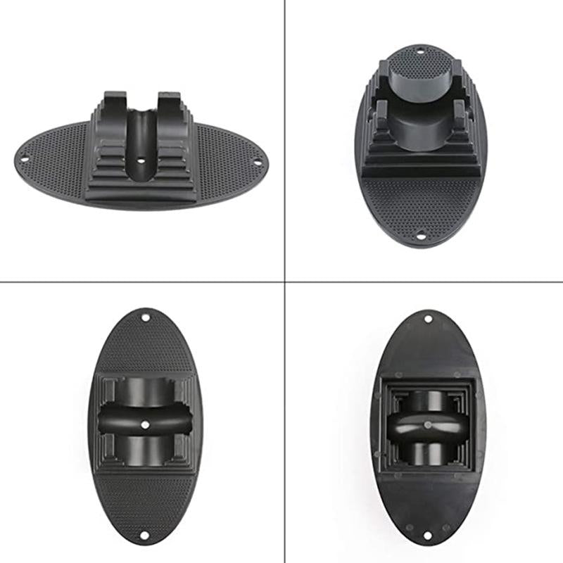 Children's Bicycle Parking Rack - Fixed Scooter Wheel Pad Black