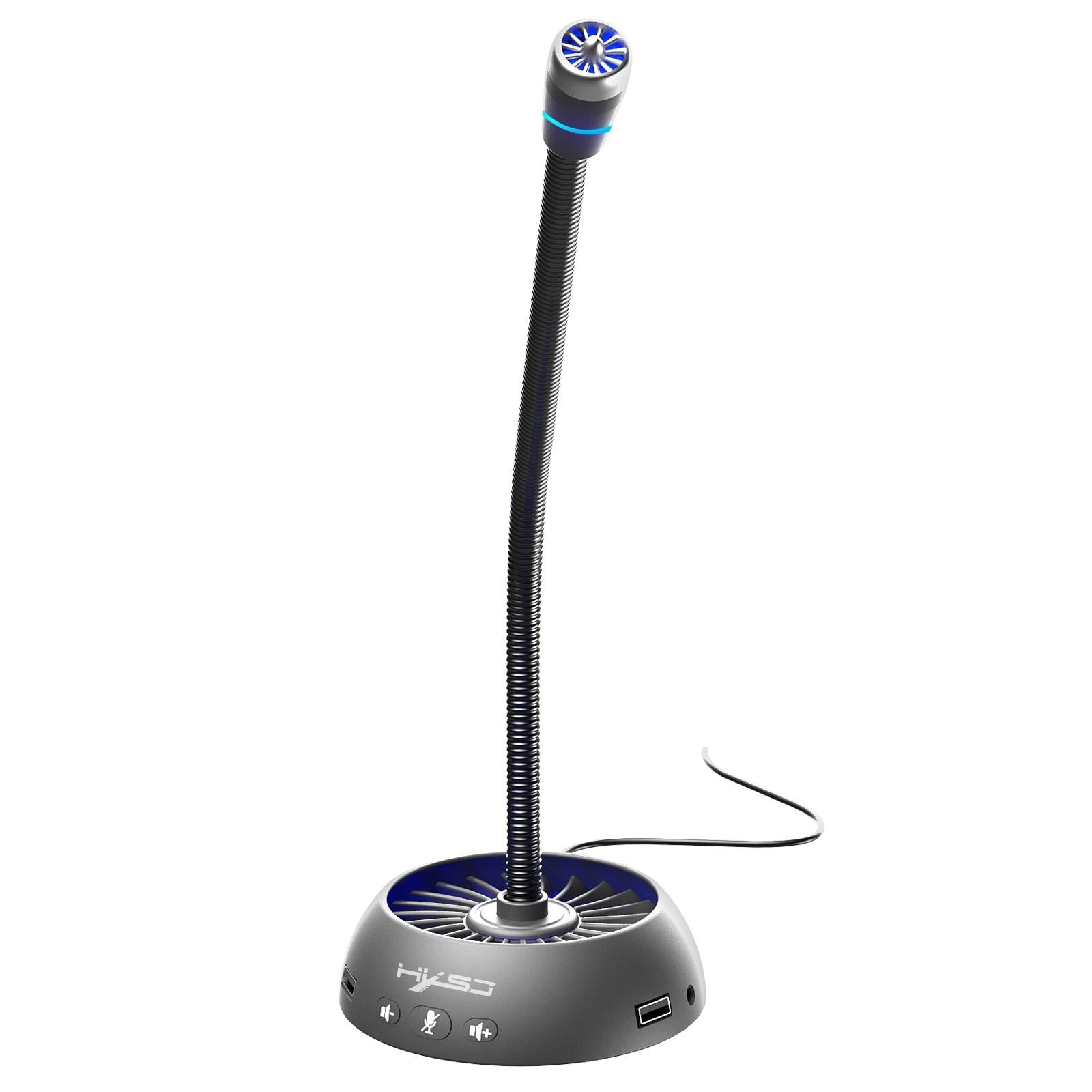 High-Quality Usb Noise-Cancelling Microphone - Black