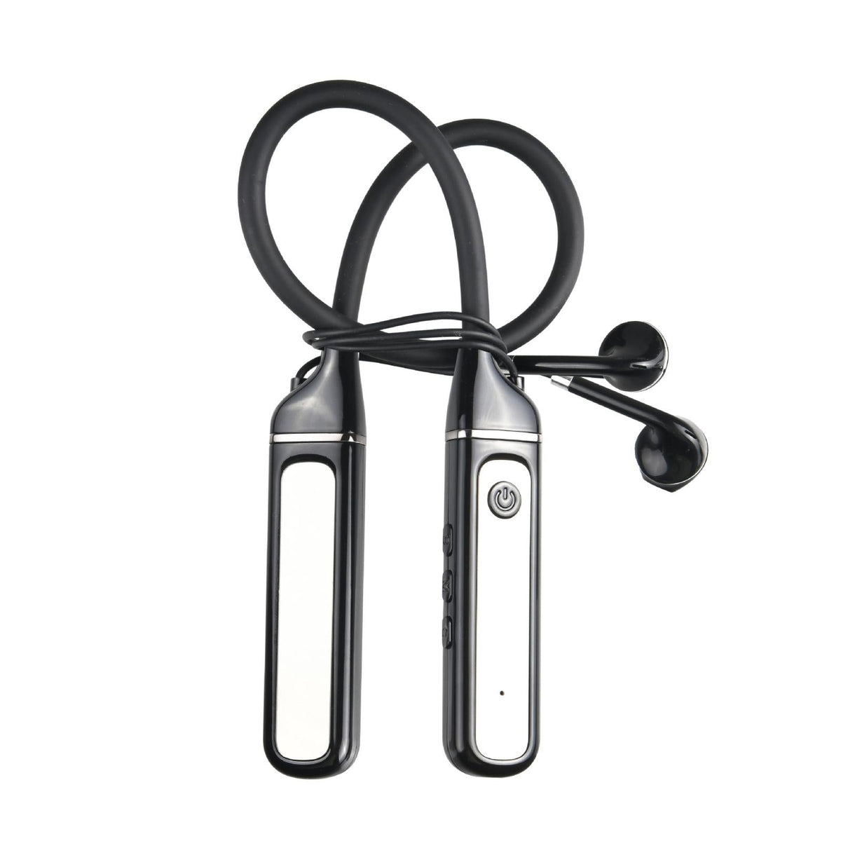 Wireless Sports Earphones with Bluetooth 5.3 and Built-in Sound Card - Black