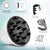 Universal Hair Diffuser For Blow Dryers Rotatable Design Large Hood Black - White